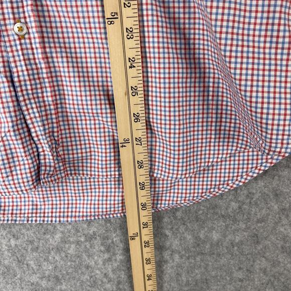 J McLaughlin Shirt Lot of 3 Mens Medium Check Plaid Button Up Cotton Flip Cuff - Picture 16 of 16